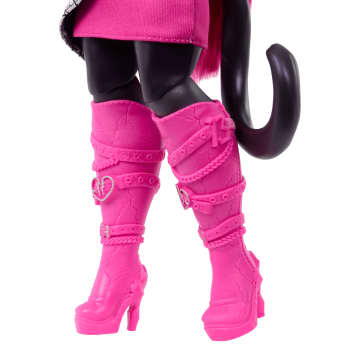 Monster High-Catty Noir-Poupée Avec Chat Amulette Et Accessoires - Imagen 4 de 6