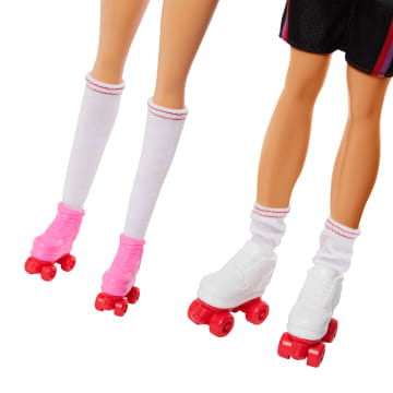 Barbie Fashionistas Set Met 2 Poppen En 6 Accessoires, Rolschaatsen Als Thema, 65Ste Verjaardag - Image 4 of 6