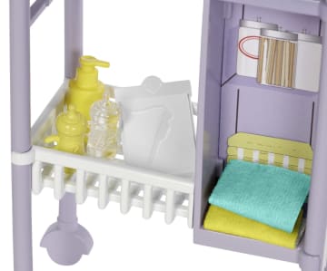 Playset Barbie Pediatra Con Bambola Bionda, 2 Bambole Di Neonati E Altri Accessori - Image 4 of 6