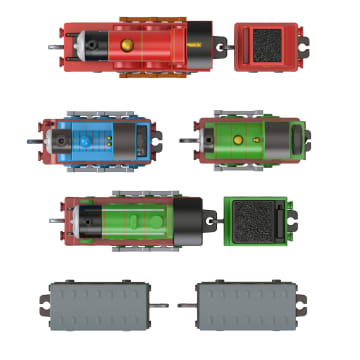 Thomas & Friends Multipack By Fisher-Price, 6 Toy Engines & 2 Cargo Cars [Walmart Exclusive] - Image 5 of 6