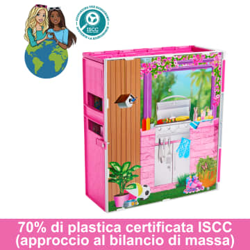 Barbie Casa Delle Vacanze, Playset Con 4 Aree Di Gioco E 11 Accessori Decorativi - Image 3 of 6