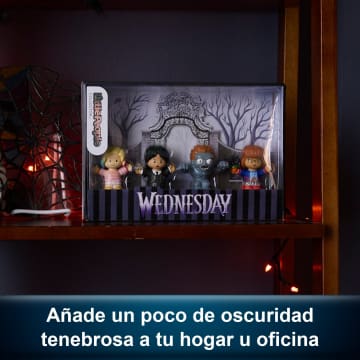 Conjunto De Edición Especial De Miércoles De Little People Collector Para Adultos Y Fans, 4 Figuras - Image 3 of 6