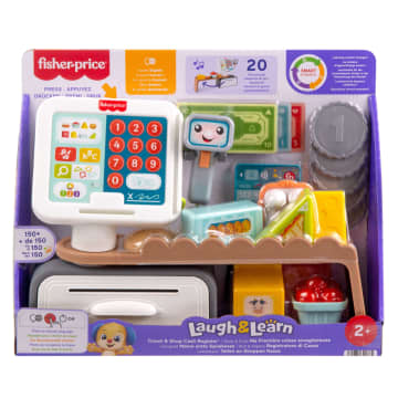 Fisher-Price Elektrisches Lernspielzeug Für Kleinkinder Lernspaß Meine Erste Spielkasse, Mehrsprachige Version - Image 6 of 6