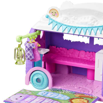 Polly Pocket Muhteşem Karavan, Bebek Ve Evcil Hayvan Oyun Seti, Kamp Ve Yiyecek Temalı Aksesuarlar, Seyahat Oyuncağı - Image 4 of 6