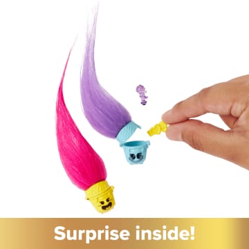 Dreamworks Trolls Band Together Hair Pops™ Queen Poppy Small Doll & Accessories, Toys Inspired By The Movie - Image 4 of 6