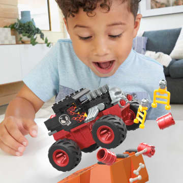 MEGA Hot Wheels Bone Shaker Salti Estremi Set Da Costruzione Monster Truck (151 Pezzi) - Image 2 of 7