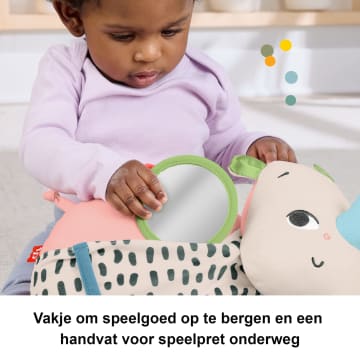 Fisher-Price Planet Friends Op De Buik Spelen Wandelende Neushoorn, Knuffel, Zintuiglijk Speelgoed Voor Pasgeboren Baby's - Image 4 of 6