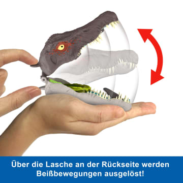 Jurassic World Rebirth, Kleines Abenteuer-Spielset in Form Eines Spinosaurus-Kopfes, Interaktive Funktionen Und Figuren - Image 5 of 6