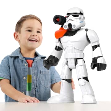 Figura De Soldado Imperial Xxl De Imaginext Star Wars De Más De 41Cm De Alto, Juguete Articulado Con Lanzador - Imagen 6 de 6