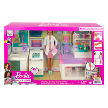 Barbie U lekarza - Zakładamy gips Zestaw Lalka + akcesoria i masa do formowania - Image 6 of 6