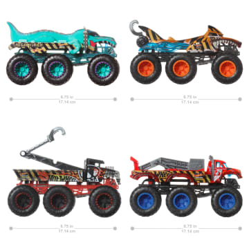 Hot Wheels Monster Trucks 6-kołowa ciężarówka 1:64 Asortyment - Image 5 of 6