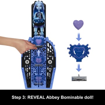 Monster High Skulltimate Secrets Monster Mysteries Playset, Abbey Bominable Doll With 19+ Surprises - Image 4 of 6