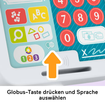 Fisher-Price Elektrisches Lernspielzeug Für Kleinkinder Lernspaß Meine Erste Spielkasse, Mehrsprachige Version - Image 3 of 6