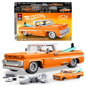 Hot Wheels Coffret De Construction Custom Chevy Pickup 1962 Mattel Brick Shop - Image 1 of 6