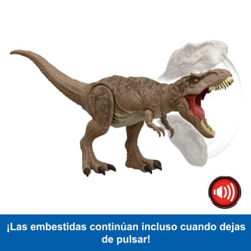 Figura De Acción De Dinosaurio Tiranosaurio Rex Ataque Total De Jurassic World - Image 5 of 6