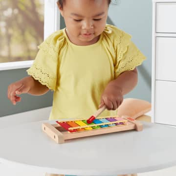 Fisher-Price Houten Xylofoon, Muziekinstrument Voor Peuters, 2 Onderdelen - Imagen 2 de 6