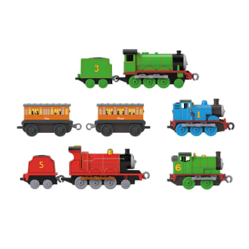 Thomas & Friends Multipack By Fisher-Price, 6 Toy Engines & 2 Cargo Cars [Walmart Exclusive] - Image 2 of 6