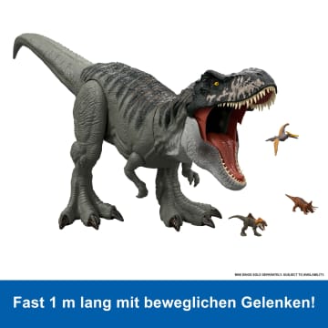Jurassic World: Die Wiedergeburt Riesendino Tyrannosaurus Rex Actionfigur, T-Rex-Dinosaurierspielzeug, Filmgetreu - Image 5 of 6