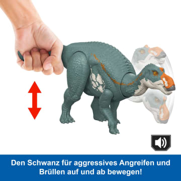 Jurassic World: Die Wiedergeburt Wild Roar Maiasaura Dinosaurierspielzeug Mit Schwanzgesteuertem Beiß-Angriff Und Brüllgeräusch - Image 3 of 6