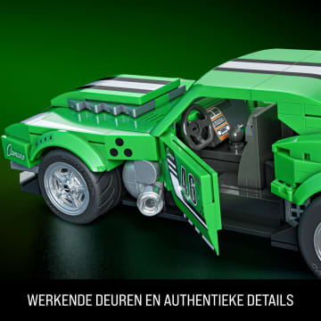 Mattel Brick Shop Hot Wheels Custom '68 Camaro, Bouwspeelgoed (289 Onderdelen), Voor Verzamelaars - Image 6 of 6