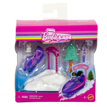 Barbie Mini BarbieLand Skuter śnieżny Zestaw i mini lalka Zabawka 4+ - Bild 5 von 5