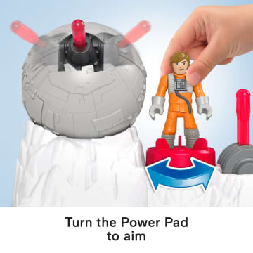 Imaginext Star Wars Rebel Base Cannon Toy With Luke Skywalker Diecast Character Key, 5 Pieces - Image 4 of 6