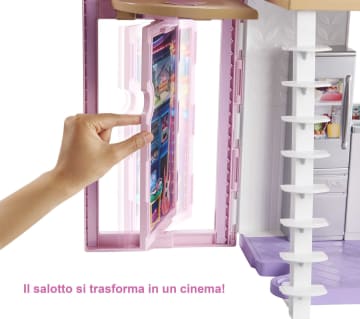 Casa Di Malibu Di Barbie A 2 Piani E Trasformabile Con Più Di 25 Pezzi - Image 4 of 6