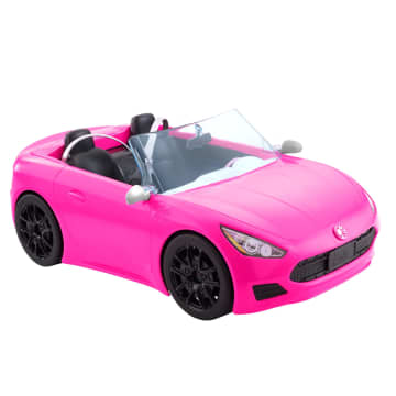 Barbie Cabrio Veicolo Rosa A Due Posti Con Ruote Che Girano, Dai 3 Ai 7 Anni - Image 1 of 6