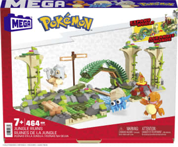 Mega Pokémon - Ruines De La Jungle - Jouet De Construction - 6 Ans Et + - Imagen 6 de 7