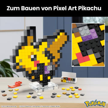 Mega Pokémon Pikachu Bauspielzeug-Set (400-Teilig) Retro-Set Für Sammler - Image 4 of 6