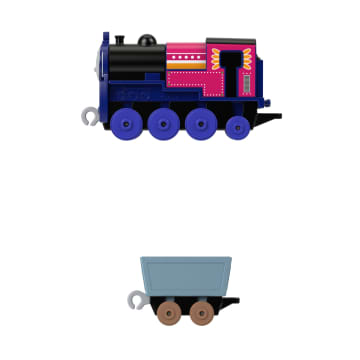 Thomas & Friends By Fisher-Price Large Die-Cast Ashima Engine, Push-Along Toy Train & Cargo Car - Image 3 of 6