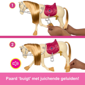 Barbie Mysteries: The Great Horse Chase, Interactief Speelgoedpaard Met Geluiden, Muziek En Accessoires - Image 3 of 6