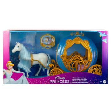 Disney Prinses Assepoesters Rijdende Koets En Paard Met Kambare Manen En Staart - Image 6 of 6