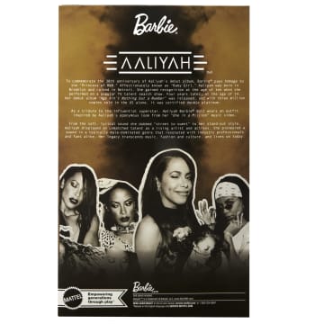 Barbie Signature Puppe, Aaliyah Sammelfigur Im Schwarzen Kunstleder-Outfit - Image 6 of 6