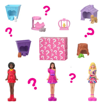 Barbie Mini Barbieland Poppenhuis Speelsets Met Pop Van Bijna 4 Cm, Meubels En Accessoires (Stijlen Kunnen Variëren) - Image 6 of 6