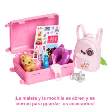 Barbie Viajera Muñeca Con Maleta Y Accesorios +3 Años - Image 3 of 7