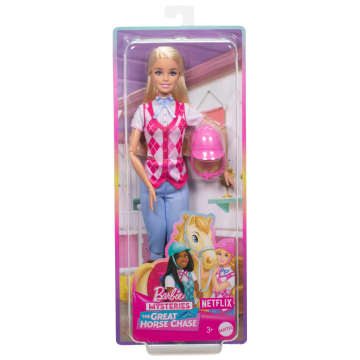 Barbie Mysteries The Great Horse Chase Barbie 'Malibu' Pop Met Paardrijkleding En Accessoires - Image 6 of 6