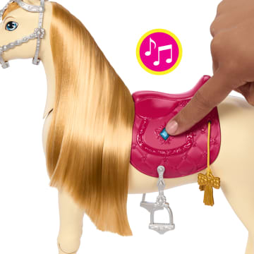 Barbie Mysteries: The Great Horse Chase Interactive Toy Horse With Sounds, Music & Accessories - Imagen 4 de 6