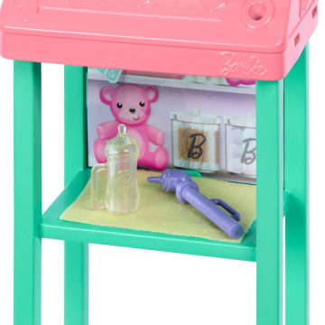 Çocuk Doktoru Barbie, Sarışın Bebek, 1 Bebek Figürü, Mobilya Ve Aksesuarlar - Image 5 of 6