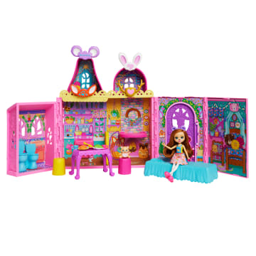 Enchantimals Poppenhuis En Speelset Met Meubels, Pop En Dierenvriendje, Speelgoed Met Dierenthema, 7 Speelplekken En 24 Accessoires - Image 1 of 3