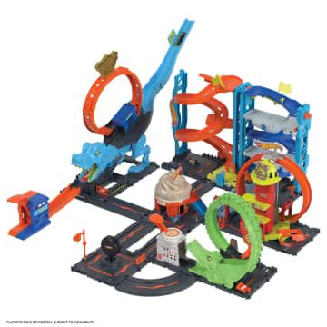 Hot Wheels City Super Loop Fire Station Playset, Track Set With 1 Toy Car - Image 8 of 8