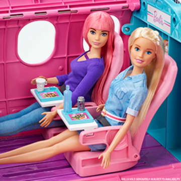 Barbie - L'Avion De Rêve De Barbie - Véhicule Poupée Mannequin - 3 Ans Et + - Imagen 5 de 6