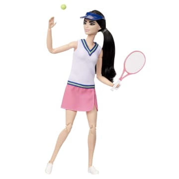 Barbie Tennista Bambola Snodata - Image 3 of 6