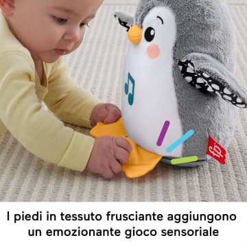 Fisher-Price Pinguino Dolci Coccole Per Il Gioco Distesi Sul Pancino, Con Musica E Ali Che Si Muovono Mentre L'Amichetto Di Peluche Si Attiva - Image 5 of 6