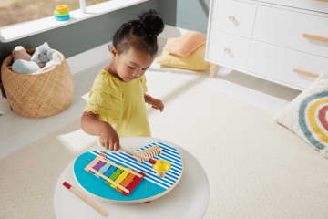 Fisher-Price-Table Musicale En Bois Avec Instruments De Percussion - Imagen 2 de 6