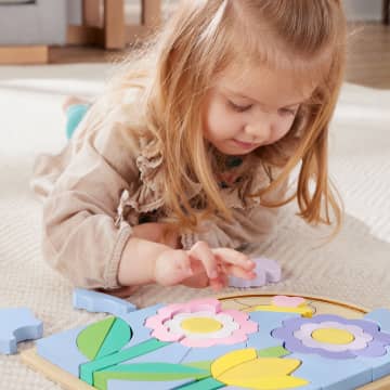 Fisher-Price - Puzzle Fleurs en Bois - Puzzle 37 pièces pour la maternelle - Image 2 of 6