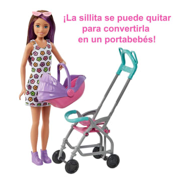 Conjunto De Juego Skipper Babysitters Inc. De Barbie Con Muñeca Y Cochecito, A Partir De 3 Años - Imagen 4 de 6