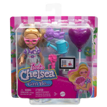 Barbie Chelsea Florist Doll & Accessories Set, Career-Themed Blonde Small Doll - Image 6 of 6