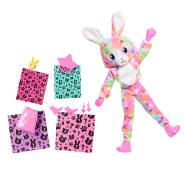 Barbie Cutie Reveal Bunny Doll & Accessories, Color Dream Series With 10 Surprises - Image 3 of 5