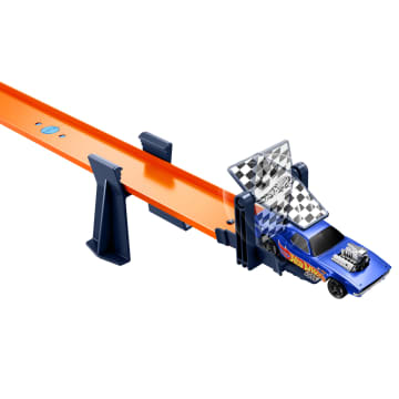 Hot Wheels Rc Speed Challenge, Baanset En Speelgoedauto (Schaal 1:64) Met Afstandsbediening, Werkt Op Batterijen, Meer Dan 30 Baandelen - Imagen 3 de 3